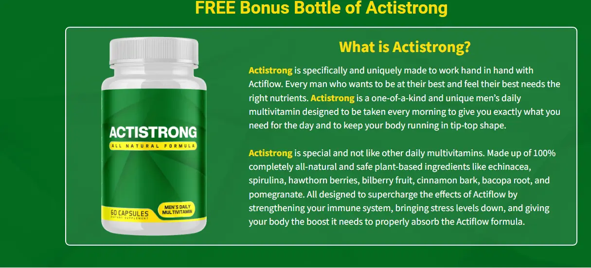 actiflow bonuses